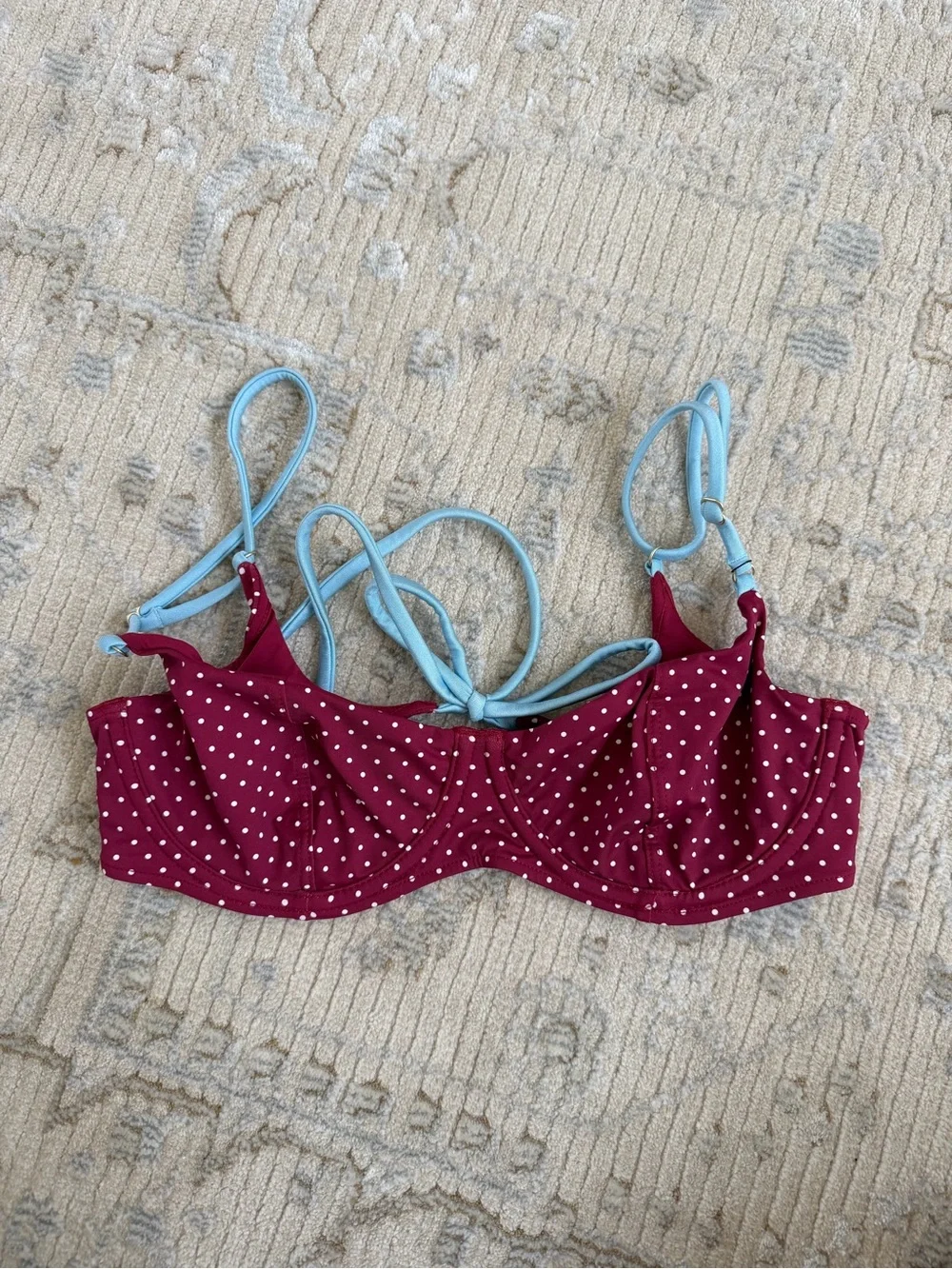 Frankie’s Bikini Cola Polka Dot Bikini Top